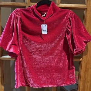 Free People Velvet Top
